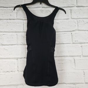 Zella carve workout tank top in black
